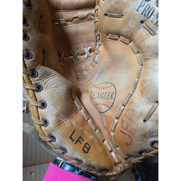 ALL PRO Softball Glove Pro Mitt LFB-2 Leather - Right Hand Thrower RHT - Picture 2 of 10